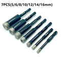 Diamond Coated Drill Bit Set