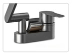 Two-Hole Bathroom Faucet with 360-Degree Swivel Spout