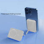 Magnetic Wireless Power Bank with Kickstand
