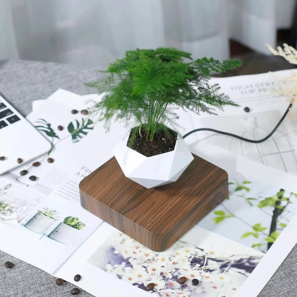 Levitating Plant Pot – Magnetic Floating Planter