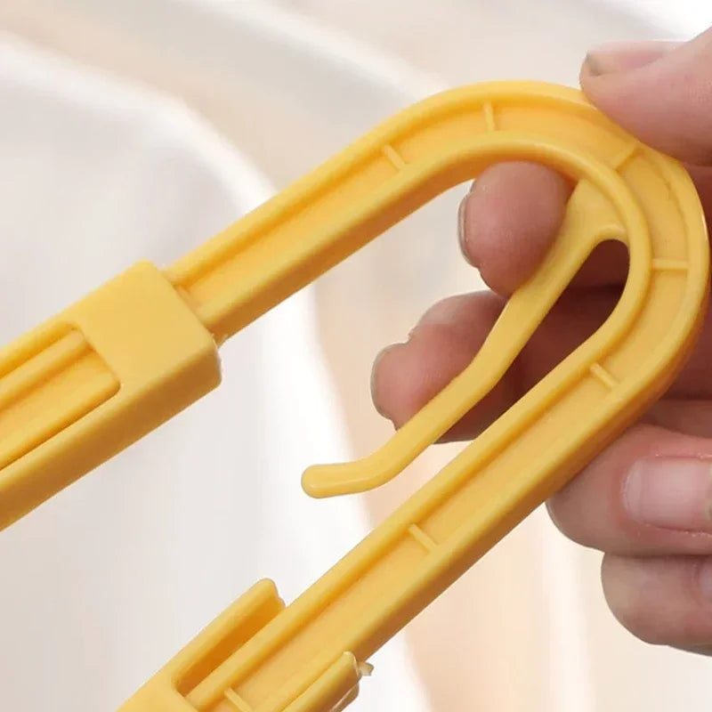 Long Hanger Retractable Adjustable Clothes Dryer Rack