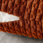 Boho Ribbed Corduroy Cushion Cover – Stylish Striped Decorative Pillowcase for Sofa or Bed