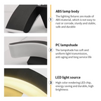 Elegant 10W Waterproof LED Outdoor Wall Sconce for Garden and Balcony - Dual Voltage