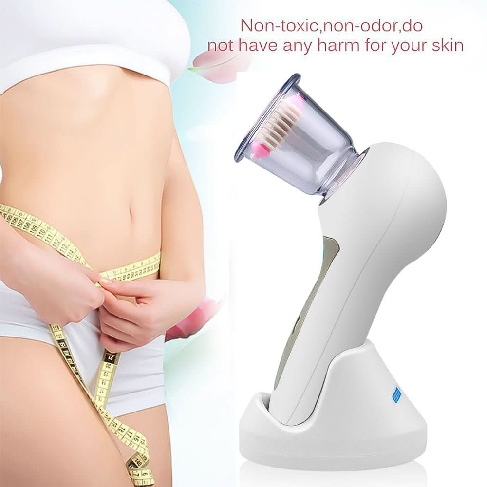 Vacuum massager against cellulite for visibly firmer skin