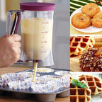 Effortlessly pour batter for cupcakes and pancakes!