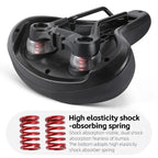 Comfortable Shock Absorbing Bike Saddle with Hollow Design, Waterproof Bike Seat for Enhanced Riding Experience