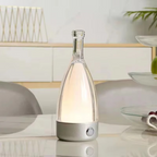 Wine Bottle Desk Lamp with Bluetooth Speaker – Rechargeable Modern Bedside Night Light