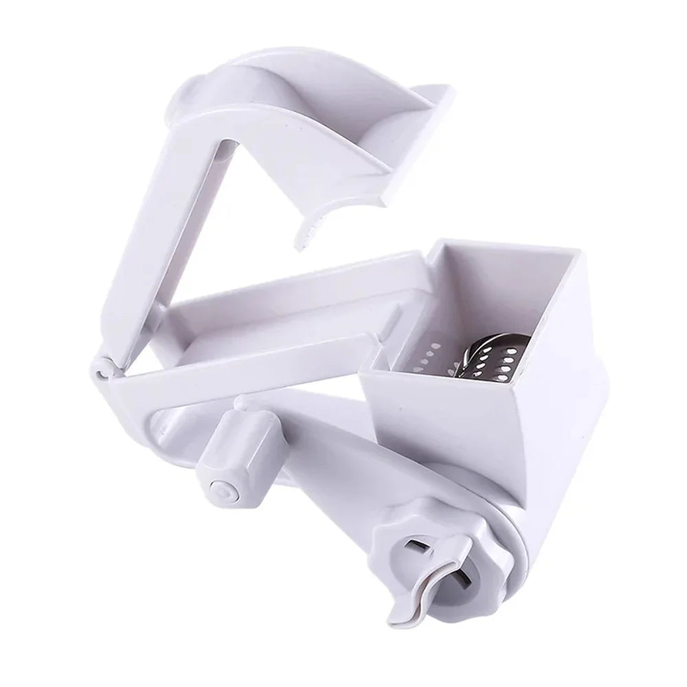 RollaGrate Cheese Grater | Manual Drum Grater with Crank | Stainless Steel & ABS | For Cheese, Nuts & Chocolate