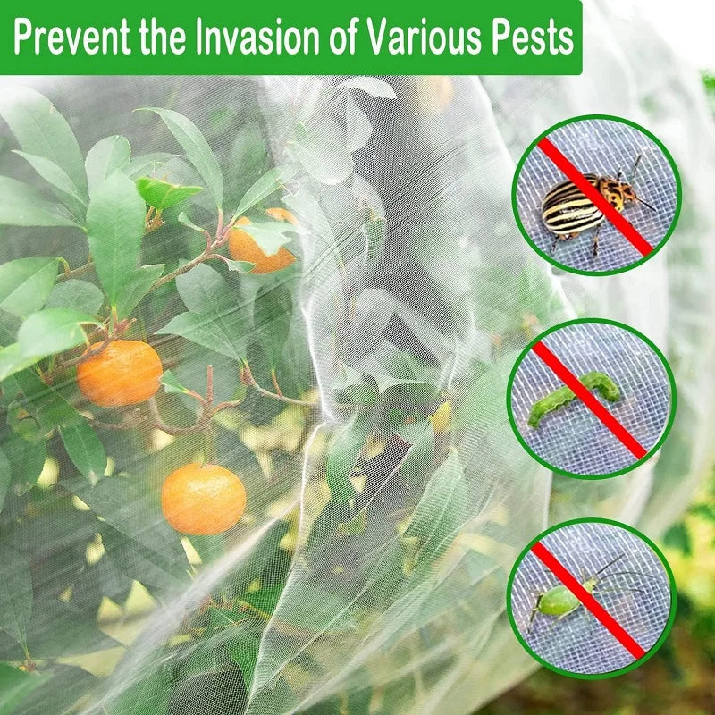 Naturaviso Garden Net Insect Protection | UV-resistant & Tear-resistant | Plant Protection Net against Pests & Birds
