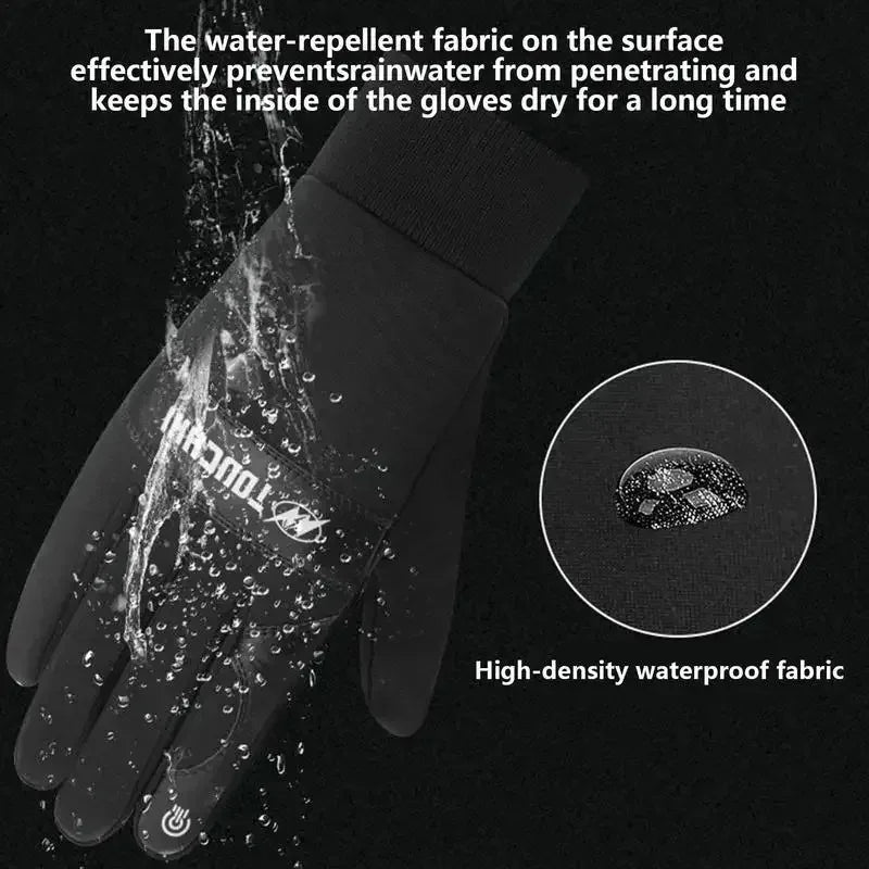 ThermaGlide USB Heated Gloves | Waterproof & Touchscreen Compatible | Winter Hand Warmers for Skiing, Motorcycle & Outdoor