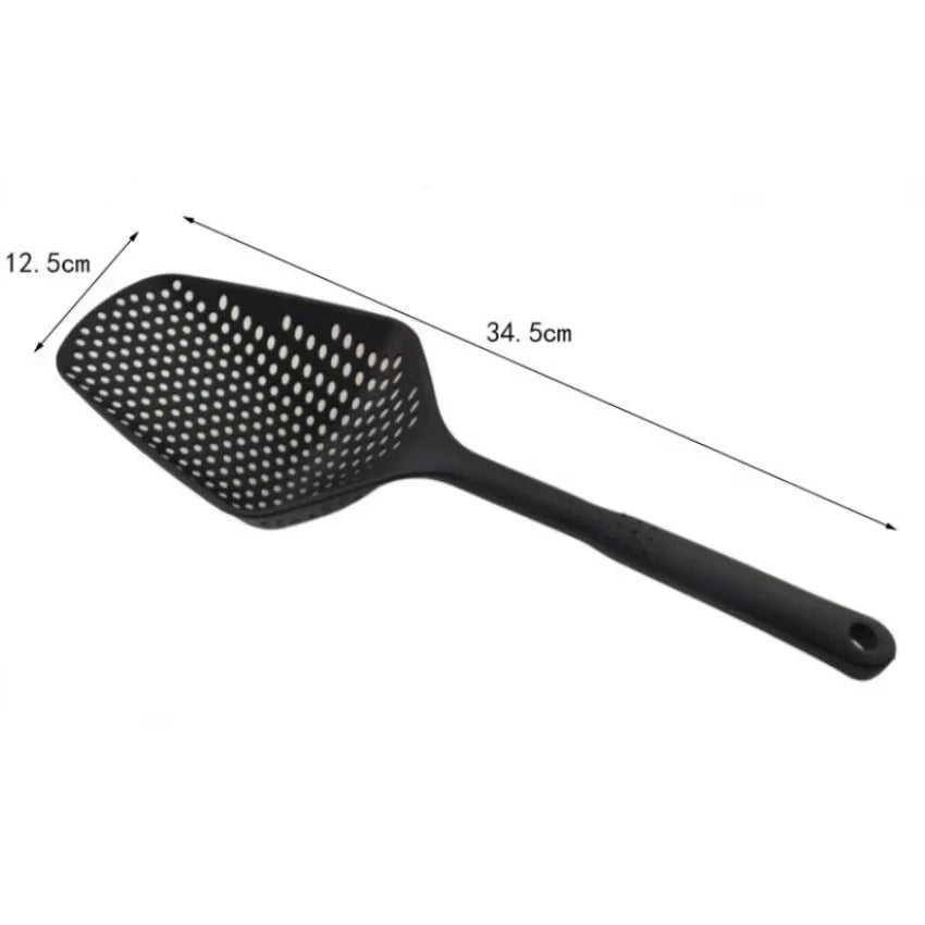 Large PP kitchen spoon for draining vegetables – Practical slotted spoon for the kitchen