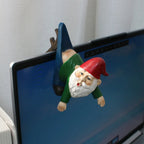 Funny Gnome Flower Pot Hanger made of Resin with Pants on a Branch