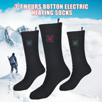 Electric Heated Socks | USB Heating Socks for Women & Men | 3 Heat Levels | Ideal for Skiing, Cycling & Outdoor | ThermaStep