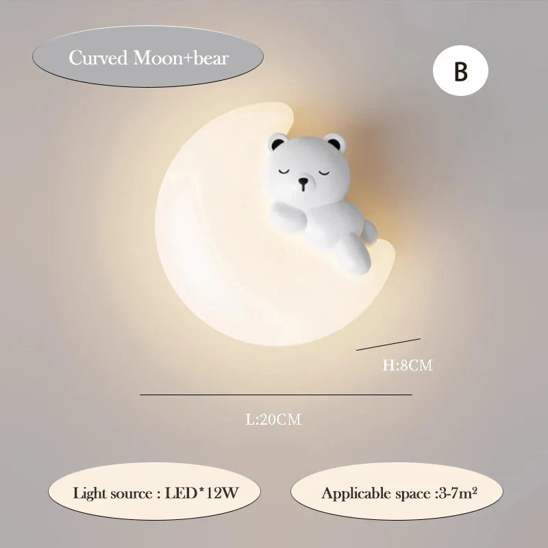 PandaGlow Lamp - Cute LED Wall Light for Children