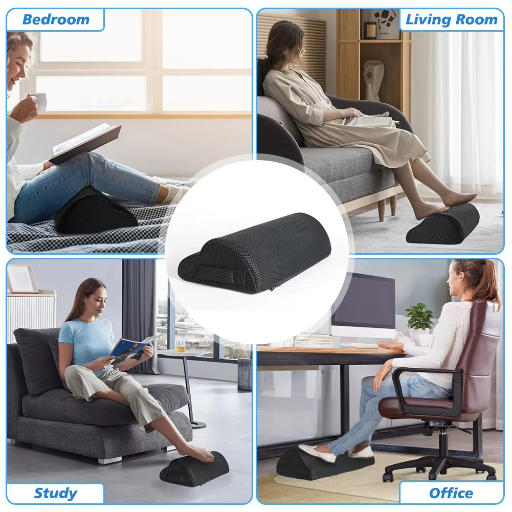 Ergonomic Feet Pillow – Under-Desk Foot Rest Cushion for Office & Home