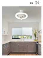 2 in 1 Swivel Fan LED Lamp