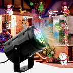 LED Christmas Projector SnowMotion | 16 Rotating Patterns | Indoor & Outdoor | Christmas Lighting for Home, Garden & Party