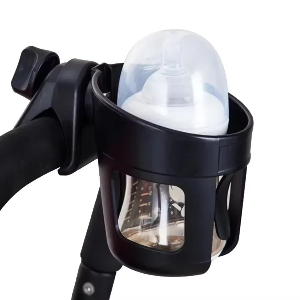 Universal Stroller Cup and Phone Holder with Secure Anti-Slip Grip