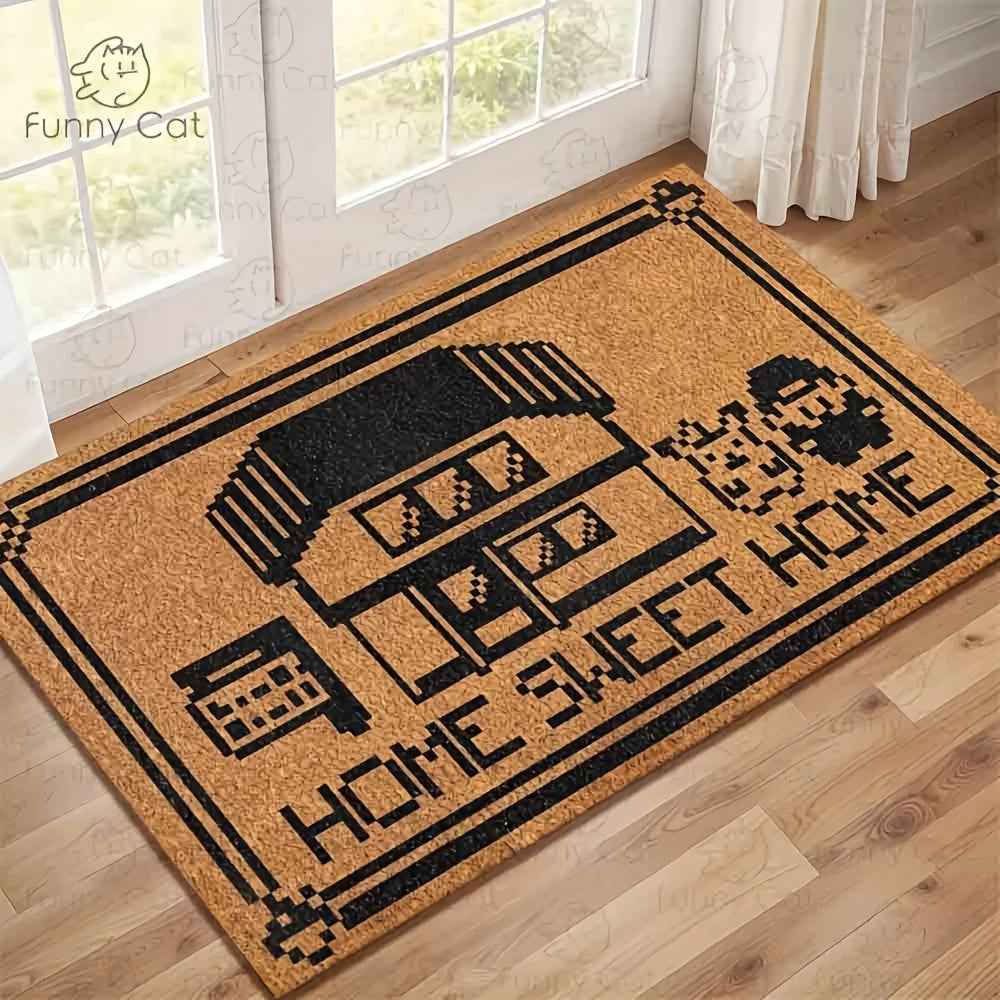 Lightweight Washable Doormat Welcome Mat Carpet Bedroom Living Room