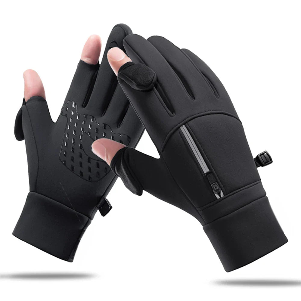FrostGrip | Winter gloves with foldable fingertips | Waterproof, Windproof & Touchscreen-compatible | M–XL