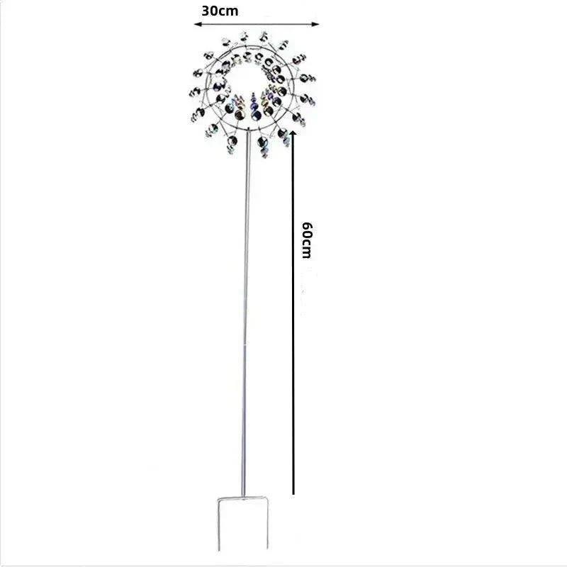 Windmill Spinner | Unique wind-powered garden decor made of metal