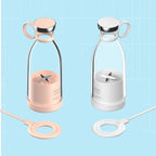 Portable Electric Wireless Juicer Blender – 350ML Travel-Ready Smoothie Maker