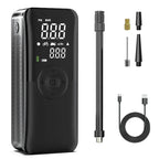 Portable tire pump with digital display Quick and accurate tire inflation