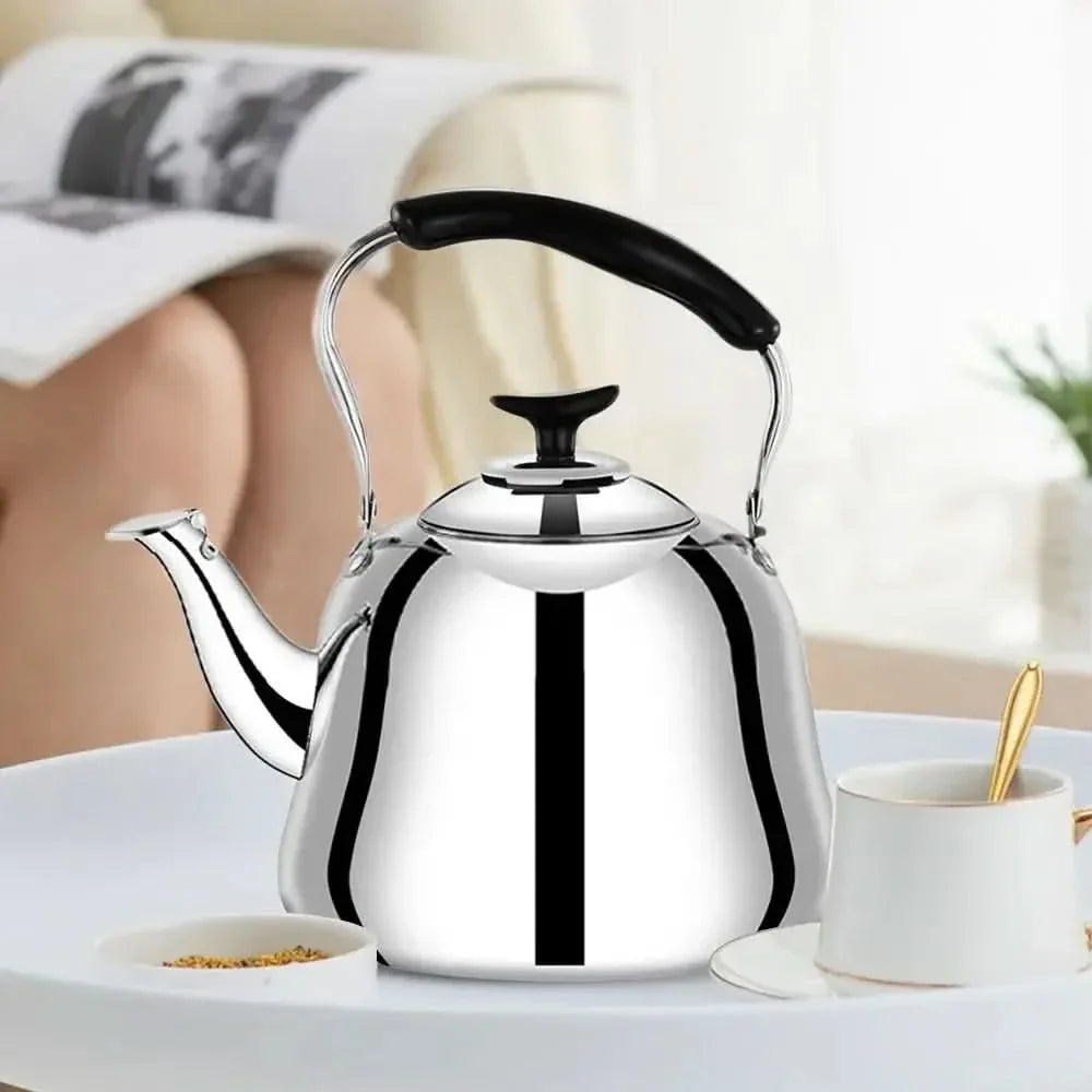 Stainless Steel Stovetop Kettle – Whistling Tea Kettle