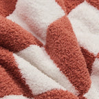 COLOURFUL CHECKERBOARD THROW
