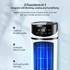 Portable Air Cooler Fan with Humidifier & Dust Filter – USB Powered Mini AC for Home & Office