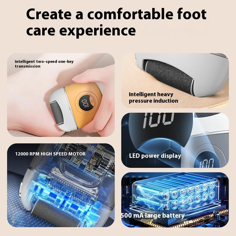Smart Display Electric Cordless Foot Grinder