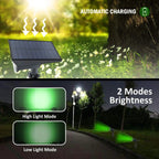 Solar Garden Spotlight LumiRay Set 4 | IP65 Waterproof | Automatic Twilight Sensor | LED Landscape Lighting