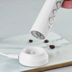 3 In 1 Electric Milk Frother Rechargeable Milk Foam Maker Handheld Frother High Speed Milk Frother Drink Mixer Coffee