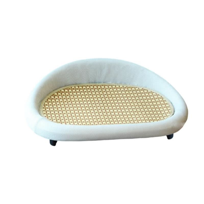 Stylish retreat with scratching surface & cozy cushion