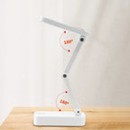 Solar LED Table Lamp | Foldable & Dimmable | USB Rechargeable | Eye-Friendly & Modern