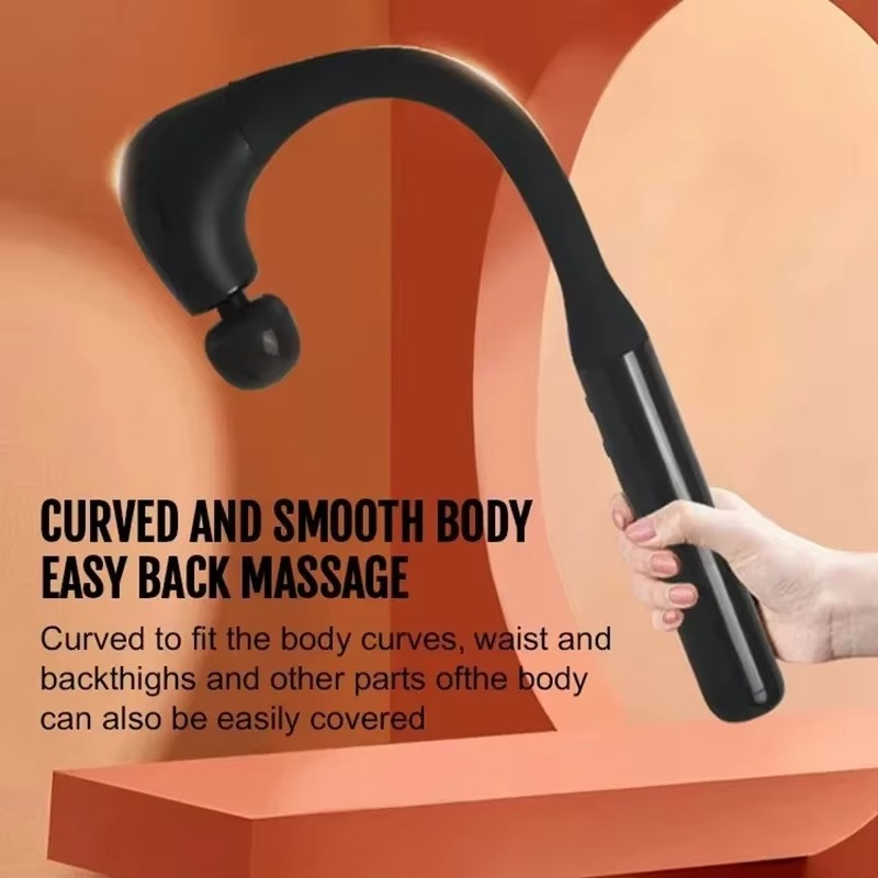 2025 Curved Smart Electric Massage Gun - Handheld Deep Tissue Massager