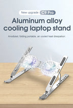 Foldable Aluminum Laptop Cooling Stand
