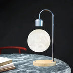 LED Moon Lamp with Magnetic Levitation and Wireless Charging