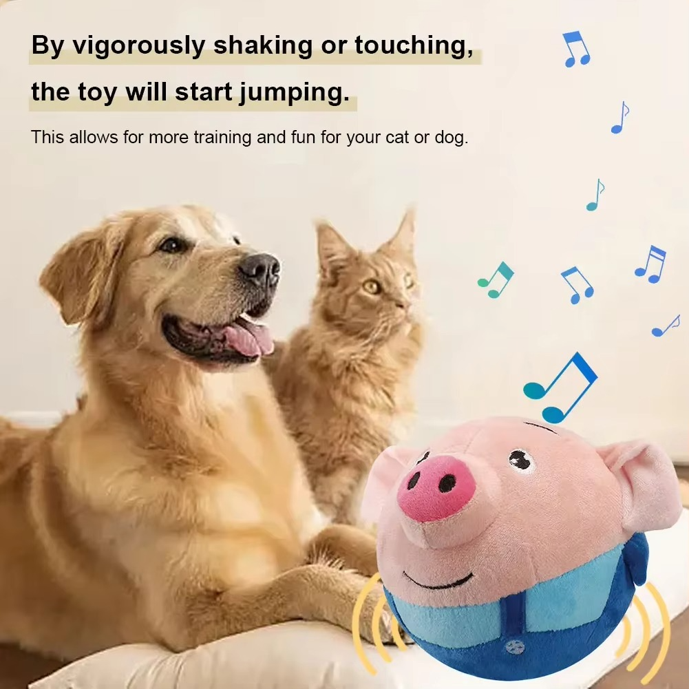 Interactive Music & Vibration Dog Play Ball