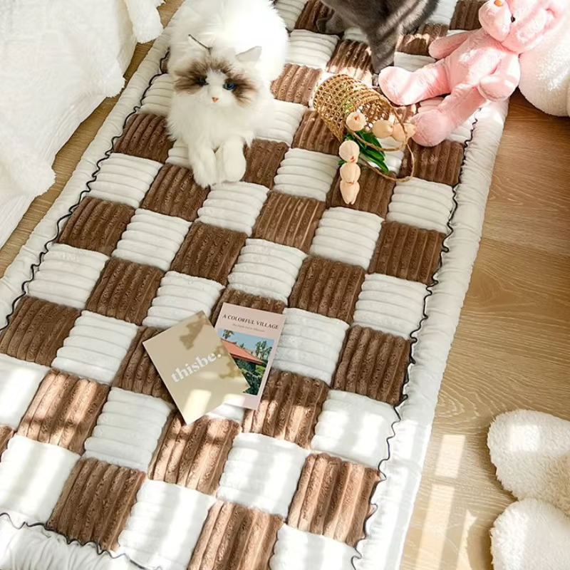 Warm Anti-Slip Washable Dog Bed Mat & Sofa Protector