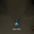 Mystic Moon Glow Lotus Necklace