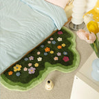 Moss and Floral Garden Rug