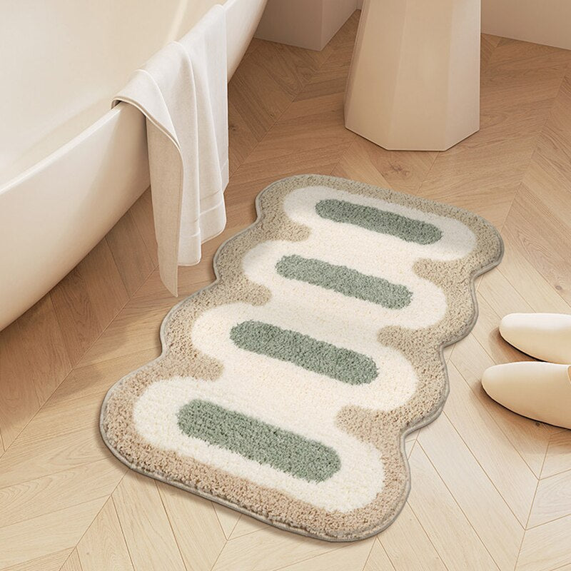 Geometric Tufting Bath Mat