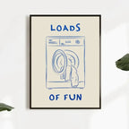 Loads of Fun Laundry Room Wall Art
