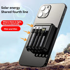 4 in 1 Solar Charging Power Bank