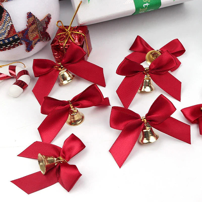 KerstKlink | Elegant Bow with Bells for Decoration