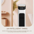 Electric PTC Fan Heater with Adjustable Temperature, Remote Control and Timer, Energy Efficient