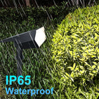 Solar-Spotlight LumiYard 92LED | 2-colored garden lighting (Warm-/Cool white) | IP65 waterproof & automatic dusk sensor