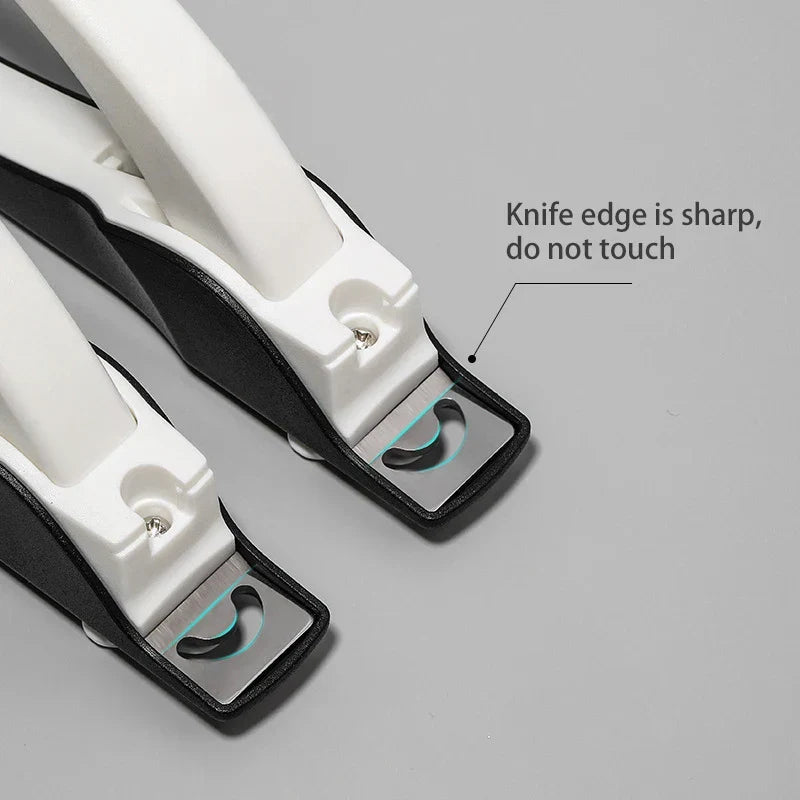 Splash-Proof Transparent Easy-Clean Nail Cutter