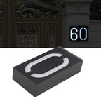 Numelux Solar House Number Light | LED Illuminated | Weatherproof IP55 | Automatic Light in Darkness